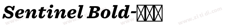 Sentinel Bold字体转换 Sentinel Bold字体转换
